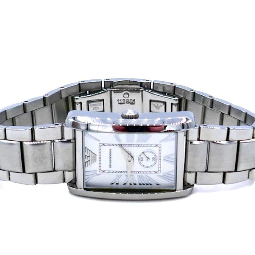 Emporio Armani AR1639 Classic Silver Dial Stainless Steel Women's Watch